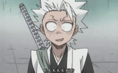 A Cartoon Character Is Holding A Sword And Says Kk Kk Kk Kk Kk GIF