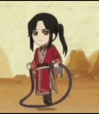 A Cartoon Character Is Holding A Whip In His Hand And Walking In The Desert . GIF
