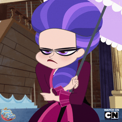 A Cartoon Character Is Holding An Umbrella And Says Watch On Cn Cartoon Network GIF