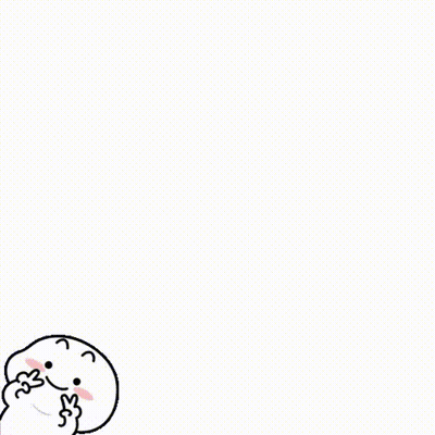 A Cartoon Character Is Making A Peace Sign With His Hands . GIF