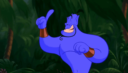 A Cartoon Character Is Pointing At Something With His Finger GIF