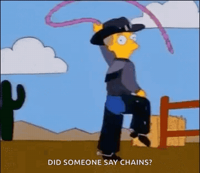 A Cartoon Character Is Riding A Horse With A Lasso Around His Neck . GIF