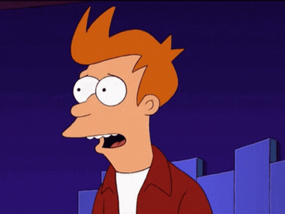 A Cartoon Character Is Shocked With The Word Shocked Behind Him GIF