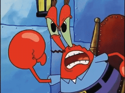 A Cartoon Character Is Sitting In A Chair Holding A Boxing Glove . GIF