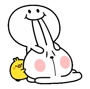 A Cartoon Character Is Sitting On Another Cartoon Character 'S Back With A Chicken . Sticker