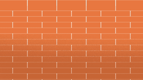 A Cartoon Character Is Standing In Front Of A Brick Wall And A Newspaper Is Flying In The Air GIF