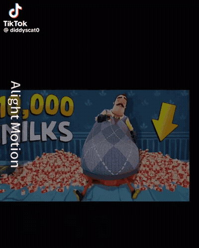 A Cartoon Character Is Standing In Front Of A Pile Of Cans Of Soda . GIF