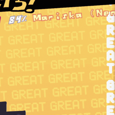A Cartoon Character Is Standing In Front Of A Wall That Says Great GIF
