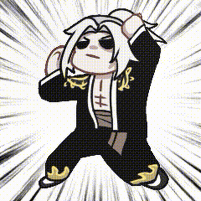 A Cartoon Character Is Standing In Front Of A White Background With A Burst Of Light Behind Him . GIF