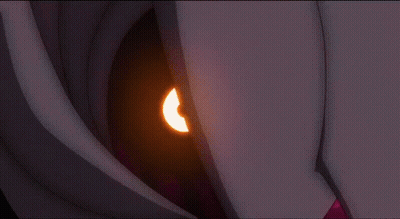 A Cartoon Character Is Standing In Front Of The Sun GIF