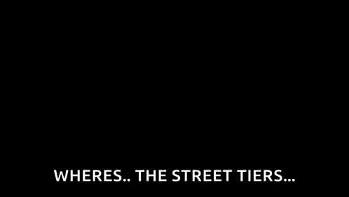 A Cartoon Character Is Standing In The Rain And Says `` Wheres The Street Tiers '' . GIF