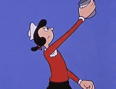 A Cartoon Character Is Standing On A Stage With Her Legs Crossed And Her Hands Outstretched . GIF