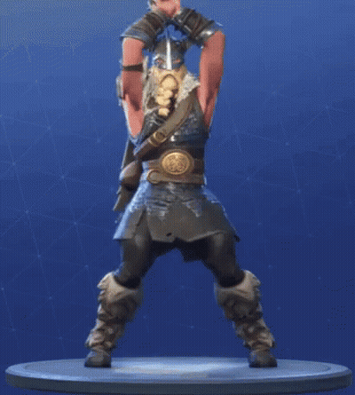 A Cartoon Character Is Standing On One Leg In A Video Game While Holding A Float . GIF