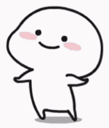 A Cartoon Character Is Standing With His Hands In The Air . GIF