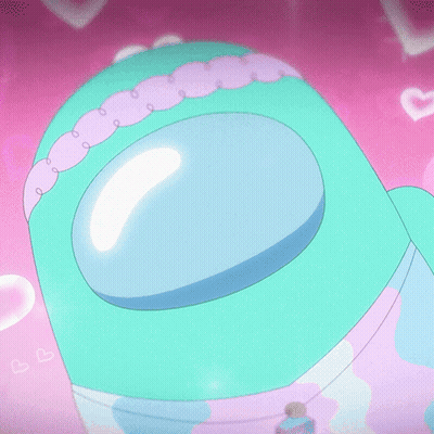 A Cartoon Character Is Surrounded By Pink Hearts And The Words Swoon GIF