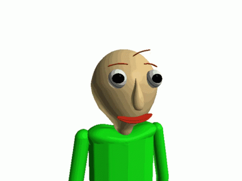 A Cartoon Character Is Wearing A Green Shirt And A Party Hat GIF