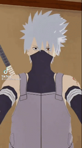 A Cartoon Character Is Wearing A Mask And Overalls . GIF