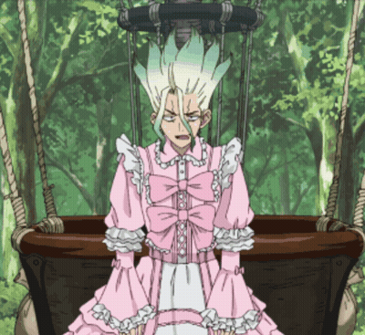 A Cartoon Character Is Wearing A Pink Dress GIF
