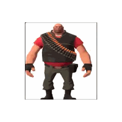 A Cartoon Character Is Wearing A Red Shirt And A Black Vest Sticker