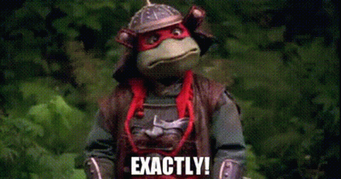 A Cartoon Character Is Wearing A Samurai Costume And Says Exactly ! GIF