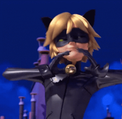 A Cartoon Character Making A Heart With His Hands GIF