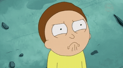 A Cartoon Character Named Morty From Rick And Morty Is Making A Sad Face GIF