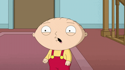 A Cartoon Character Named Stewie From Family Guy Making A Funny Face GIF