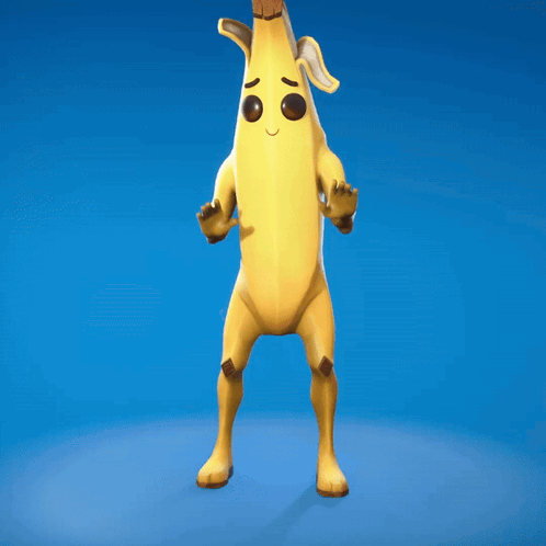 A Cartoon Character Of A Banana With A Sad Face GIF