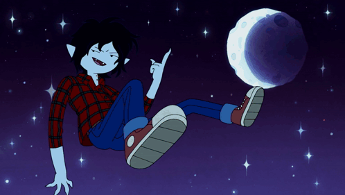 A Cartoon Character Riding A Bat With The Letter M On Its Head GIF