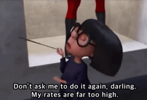 A Cartoon Character Says Do N't Ask Me To Do It Again Darling GIF