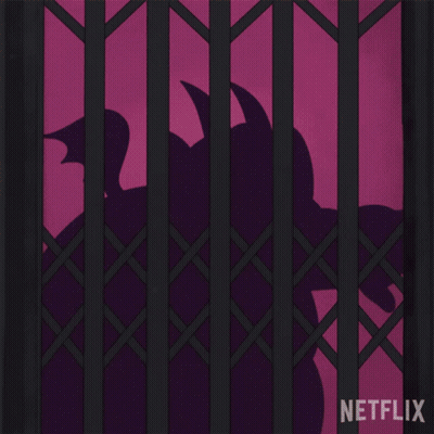 A Cartoon Character Says " Hiya Boss " In A Netflix Ad GIF