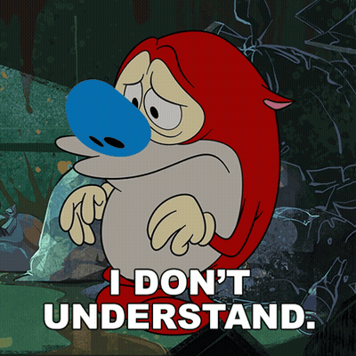 A Cartoon Character Says I Don T Understand GIF