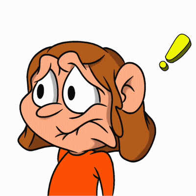 A Cartoon Character Says I Doubt It With An Exclamation Point GIF