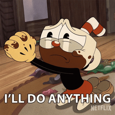 A Cartoon Character Says I 'Ll Do Anything GIF