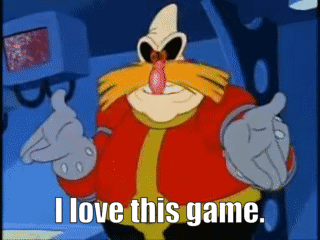 A Cartoon Character Says " I Love This Game " GIF