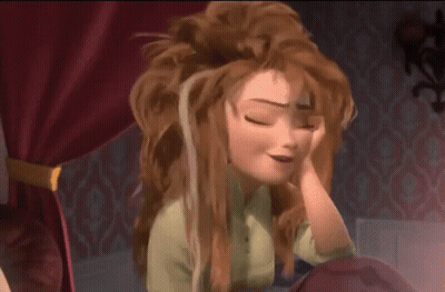 A Cartoon Character Says I 'M Awake In A Room GIF