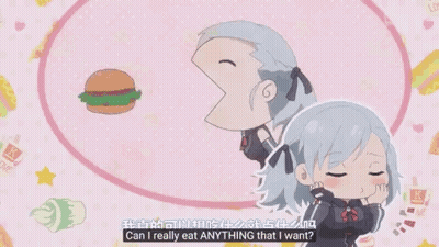 A Cartoon Character Says I 'M Really Big Eater You Know GIF