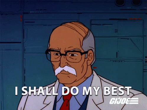 A Cartoon Character Says I Shall Do My Best Gi Joe GIF