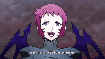 A Cartoon Character Says In That Case Let 'S Leven Things Up GIF