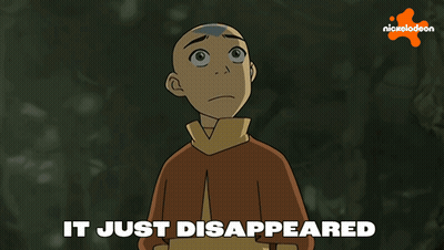 A Cartoon Character Says It Just Disappeared With Nickelodeon In The Background GIF