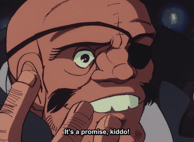 A Cartoon Character Says It 'S A Promise Kiddo On The Bottom Right GIF