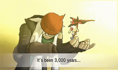 A Cartoon Character Says It 'S Been 3,000 Years While Holding A Toy GIF