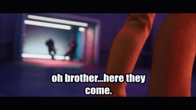 A Cartoon Character Says Oh Brother Here They Come In Front Of A Screen GIF
