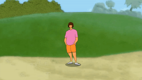 A Cartoon Character Says " Or Are You Swiper Because You 'Re Swiping ? " GIF