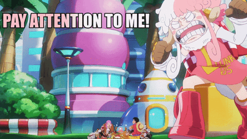Cartoon Character Saying Pay Attention GIF