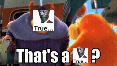 A Cartoon Character Says That 'S A True ? GIF