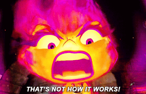 A Cartoon Character Says That 'S Not How It Works ! GIF