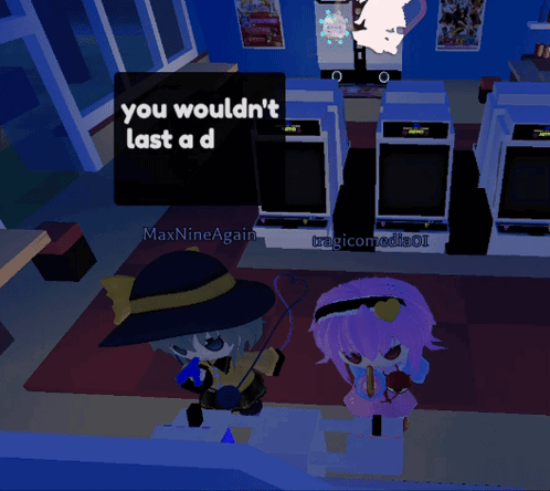 A Cartoon Character Says You Wouldn 'T Last A Day In O 'Block GIF