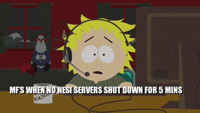 A Cartoon Character Sitting In Front Of A Computer With A Cup Of Socks On The Table GIF