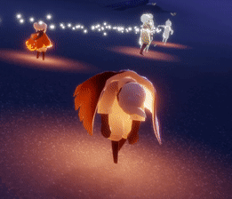 A Cartoon Character Standing In Front Of A Glowing Circle GIF